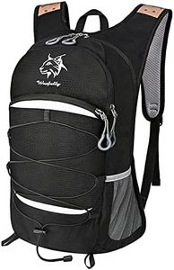 Wuzfully Unisexe Sac à dos de Cyclisme Léger et Imperméable pour Bicyclette Randonnée,25 l,Noir
