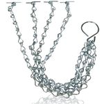 Pack of 4 spare replacement 4-point chains for 14 or 15 inch Easy Fill baskets