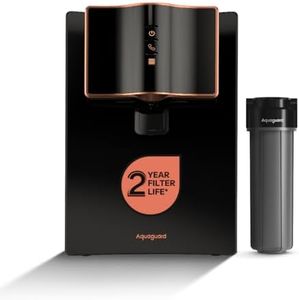 Aquaguard ENRICH Marvel RO+UV+UF Water Purifier with Copper & Alkaline Booster| 12-Stage Purification| 2-Year FilterLife| Mega Sediment Filter| 40%+ Water Recovery| Suitable for All Water Sources