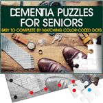 Keeping Busy Dementia Puzzles for Seniors Travel 35 Piece Puzzle for Seniors with Dementia Color Coded with Templates - Puzzles for Dementia Patients - Puzzles for Dementia Seniors - Dementia Puzzle