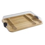 Farberware Build-a-Board Bamboo Rectangular Board, 30.5x40.5cm, Card Insert, Acacia