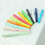 12PCS Jinhao 619 Resin Color Series Fountain Pen Set,Size Fine Nib with Ink Converter,Calligraphy Writing Pens