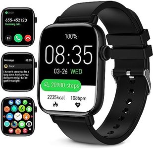 1.9'' Smart Watch Answer Make Call Smartwatch Fitness Tracker for Android Phones, 25 Sport Modes Smart Watch for Iphone Compatible with Heart Rate Monitor SpO2 Sleep Step Counter for Men Women Teens