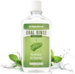 XyloBurst Fresh Breath Oral Rinse Mouth Wash with Natural Xylitol - Alcohol-Free, Fluoride Free, SLS Free Cool Mint (16oz Single Pack)