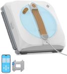 GNOVEL Upgraded Window Cleaning Robot, 10000Pa Strong Suction, 15-Stage Anti-Fall, Smart Path Planning, Edge Detection, App & Remote Control, Automatic Glass Cleaner for High Rise Windows, Glass, Tile