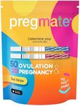 PREGMATE 50 Ovulation and 20 Pregnancy Test Strips Predictor Kit (50 LH + 20 HCG)