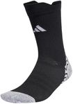 Adidas KOS27 Men's Soccer Socks, Football, Grip Knit Performance, Light Crew Socks, black/white (IN1800), S