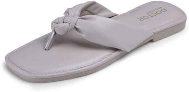 DOCTOR EXTRA SOFT Fashionable Stylish Trendy Memory Foam Flat Thong Flip Flop/Slippers for Women| Comfortable & Lightweight| Breathable & Anti-Slip| Outdoor Casual Chappals Sandals Ladies/Girls D-653