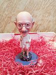 BOENJOY Gifts - Made in India - Mahatma Gandhi Bobble Head + Double Tape to Stick + Car Decoration | Gandhi Ji | BAPU