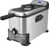 Kalorik 3.2 Quart Digital Deep Fryer with Oil Filtration, in Stainless Steel (FT 44247 BK)