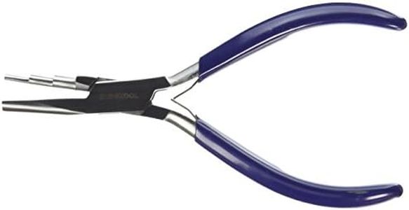 Beadaholique Eurotool Concave and Round Nose 3-Step Wire Looping Jewelry Pliers