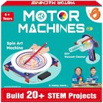 ButterflyEdufields 20+ Science Experiments Kit | Birthday Gift for Boys Girls Ages 6 7 8 10 12 Years | DIY STEM Projects Educational Learning Toys for 6-12 Year Olds | Build 20+ Motor Machines