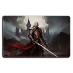 Digital Sorcery Studio Edgar Markov Vampire Playmat - Premium Stitched Edge Custom Art Game Mat 14x24 inches - Great for MTG Edgar Markov Commander Decks