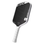 SLK by Selkirk ERA Power Pickleball Paddle | Raw Carbon + Fiberglass Face for Power & Spin | Engineered with Dynamic Fusion Core | Designed for Aggressive Players | Elongated White