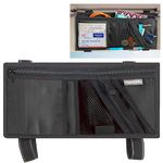 High Road Car Visor Organizer with Clear Registration and Insurance Pocket and Sunglass Holder