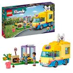 LEGO 41741 Friends Dog Rescue Van, Pet Puppy Playset, Animal Toy for Kids, Girls and Boys 6 Plus Years Old, Birthday Gift Idea, 2023 Series Characters