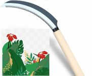 KEAAN Grass Hoe Weeding Tools for Garden Hand Tool Weed Removal Tool - Stainless Steel Blade Very Sharp (Carbon steel knife)