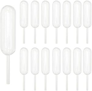 Cupcakes Pipettes, 100PCS 4ml Clear Plastic Transfer Liquid Dropper Pipettes, Suitable for Chocolate or Strawberries Cupcakes, Ice Cream, Mini Cakes, Waffles, Children's Painting, Kitchen Supplies