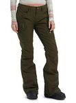 Burton Women's Gloria Snow Pant Tall, Forest Night W20, Large