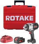 ROTAKE 20V 1" Pro Heavy-Duty Cordless Impact Wrench Kit, 1880 FT-LBS, TB6