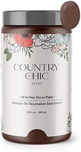 Chalk Style Paint - for Furniture, Home Decor, Crafts - Eco-Friendly - All-in-One - No Wax Needed (Quart (32 oz), Leather Bound)
