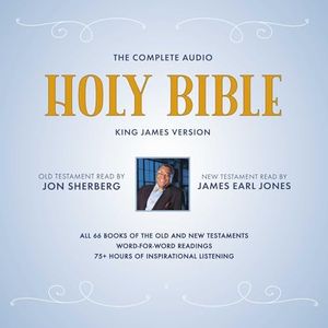 The Complete Audio Holy Bible: King James Version: The New Testament as Read by James Earl Jones; The Old Testament as Read by Jon Sherberg