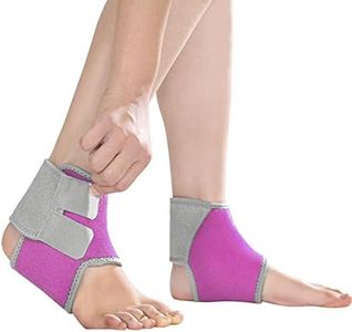 2 Pack Kids Child Adjustable Nonslip Ankle Tendon Compression Brace Sports Dance Foot Support Stabilizer Wraps Protector Guard for Injury Prevention & Protection for Sprains, Sore or Weak Ankles