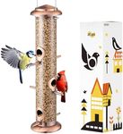 iBorn Metal Bird Feeders Brushed Co