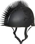 Krash Jolly Roger Mohawk Helmet, Youth 8+ Years, Black