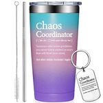 Grifarny Chaos Coordinator Tumbler Mug, Thank You Gifts for Women, Employee Teacher Appreciation Gifts, Boss Day Gifts for Her, Gifts for Coworker, Administrative Assistant, Supervisors, Secretary