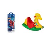 Oral-B Kids Electric Rechargeable Toothbrush, Featuring Spider Man, Extra Soft Bristles (Age 3+,Multicolor) & Jam & Honey Ride-On Giraffe, Multicolor