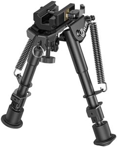 CVLIFE 6-9 Inches Rifle Bipod with Quick Release Adapter for Picatinny Rail Bipod