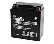 Vertex VP3-3 (B) Sealed AGM Motorcycle/Powersport Battery, 12V, 3Ah, CCA (-18) 35, Replaces: CB3L-A, YB3L-A 9.9 x 5.6 x 11.1 centimetres