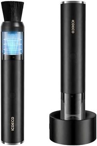 ICOECO Coffee Grinder Vacuum Cleaner, Rechargeable Mini Vacuum for Coffee Grounds, Espresso Machine & Barista Station Cleaning Tool with 4 Attachments, Portable Desktop Cleaner for Home Baristas