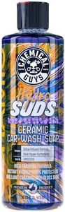 Chemical Guys CWS21216 HydroSuds Ceramic SiO2 Shine High Foaming Car Wash Soap (Works with Foam Cannons, Foam Guns or Bucket Washes) for Cars, Trucks, Motorcycles, RVs & More, 473 ml, Berry Scent