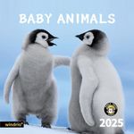 2025 Wall Calendar,Calendar 2025, July 2024 - December 2025, Wall Calendar Baby Animals, 12" x 24" Opened,Full Page Months Thick & Sturdy Paper for Gift Perfect Calendar Organizing & Planning