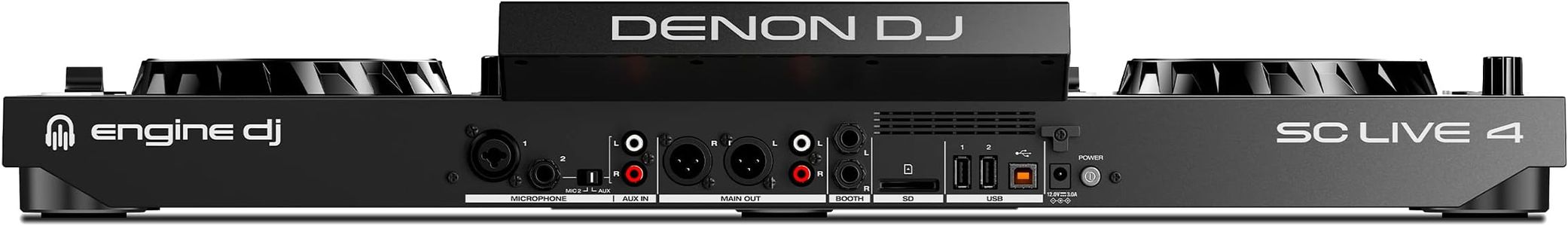 Denon DJ SC LIVE 4 Controller – 4-Deck Standalone, Black
