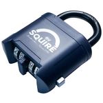 Squire Mystic Combi BF60 Heavy Duty Combination Padlock – 4 Wheel Code Lock for Shed, Gate, Outdoor Use – Keyless Security