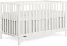 Dream On Me Synergy Wave 5-in-1 Convertible Crib in Cannoli Cream, JPMA & Greenguard Gold Certified, Converts from a Baby Crib to a Toddler Bed, Daybed, and Full-Size Bed