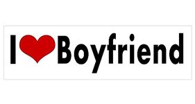 i Love My Boyfriend STICKER DECAL VINYL BUMPER DÉCOR CAR TRUCK WALL NOTEBOOK LOCKER WINDOW DOOR