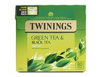 Twinings Green Tea and Black Tea Blend, 80 Tea bags