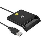 Adesso SCR-100 CAC Smart Card Reader Military USB Credit Card, for Windows, Mac, Laptop and PC