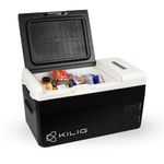 KILIG Subzero 20S Portable Electric Car Fridge Cooler Freezer with 20 litres, 12V DC / 220V AC Compatible, Freezer with temperature Control, Low Noise, for Car, SUV, Camping, Travelling, Truck, RV