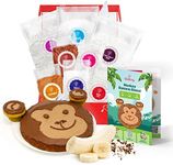 BAKETIVITY Monkey Banana Bread Kids Baking Kit | Banana Cake Kids Baking Set for Girls & Boys | Baking Set for Kids with Pre-Measured Ingredients | Perfect Family Gifts for Cooking Lovers Ages 6-12