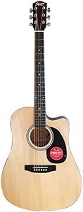 Fender Squier Acoustic Guitar Dreadnought Cutaway SA-150C Natural 971811021