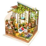 (Sunshine Garden) - Rolife DIY Miniature Dollhouse Set-Model Building Kit to Build-Assembly Garden Fairy House-3D Wooden Puzzle-Home Decor-Birthday Christmas Valentine's Day Gift for Boys Girls Friends Mom Women