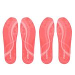 Szdxuw 2 Pairs Memory Foam Insoles - Women and Men Cut to Insoles, Cushioning Comfort Soft Insole for Sports Shoes, Sneakers, Walking Boots, Work Shoes Replacement Shoe Inserts, Pink Women