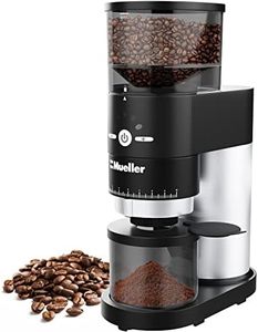 Mueller Ultra-Grind Conical Burr Grinder Professional Series, Innovative Detachable PowderBlock Grinding Chamber for Easy Cleaning and 40mm Hardened Gears for Long Life