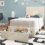 LIKIMIO Twin Bed Frame with XL Unde