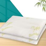 MINUPWELL 2 Packs Ultra Thin Pillow